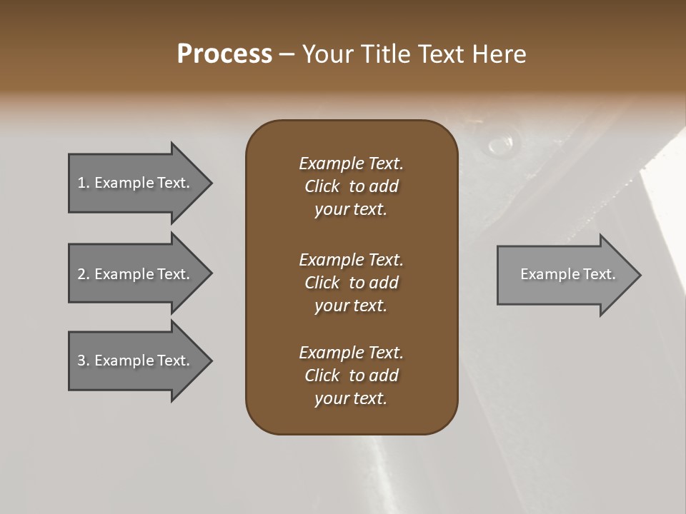 Metal Wheel And Track Of A Garage Door. PowerPoint Template