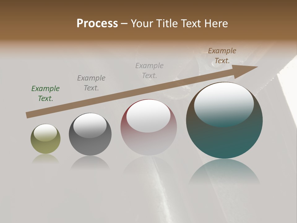 Metal Wheel And Track Of A Garage Door. PowerPoint Template