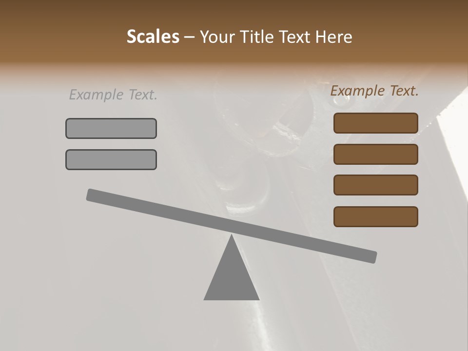 Metal Wheel And Track Of A Garage Door. PowerPoint Template