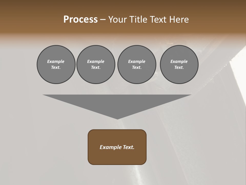 Metal Wheel And Track Of A Garage Door. PowerPoint Template