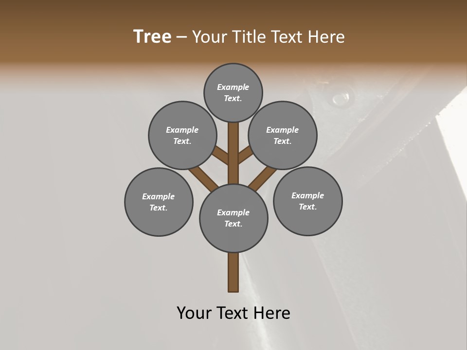 Metal Wheel And Track Of A Garage Door. PowerPoint Template