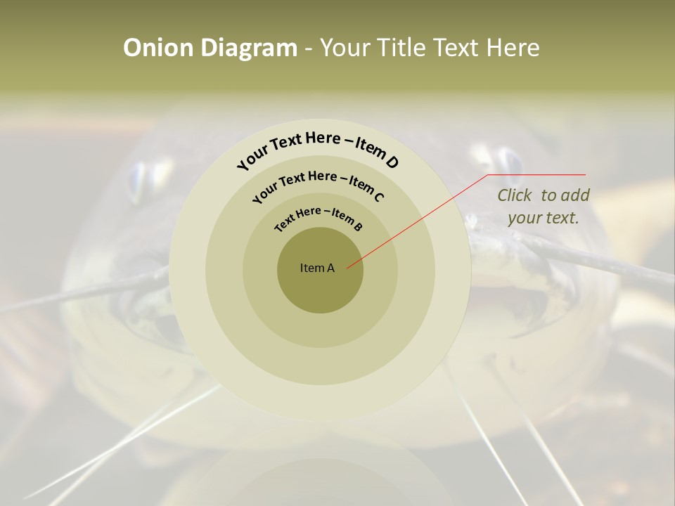 Smiling Catfish PowerPoint Template