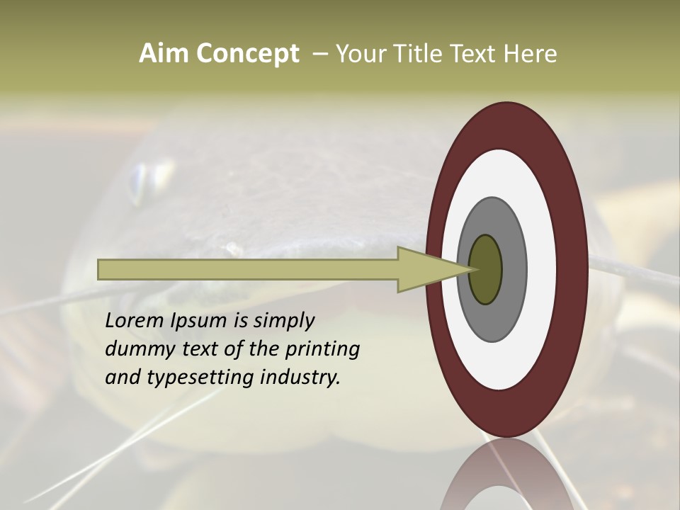 Smiling Catfish PowerPoint Template