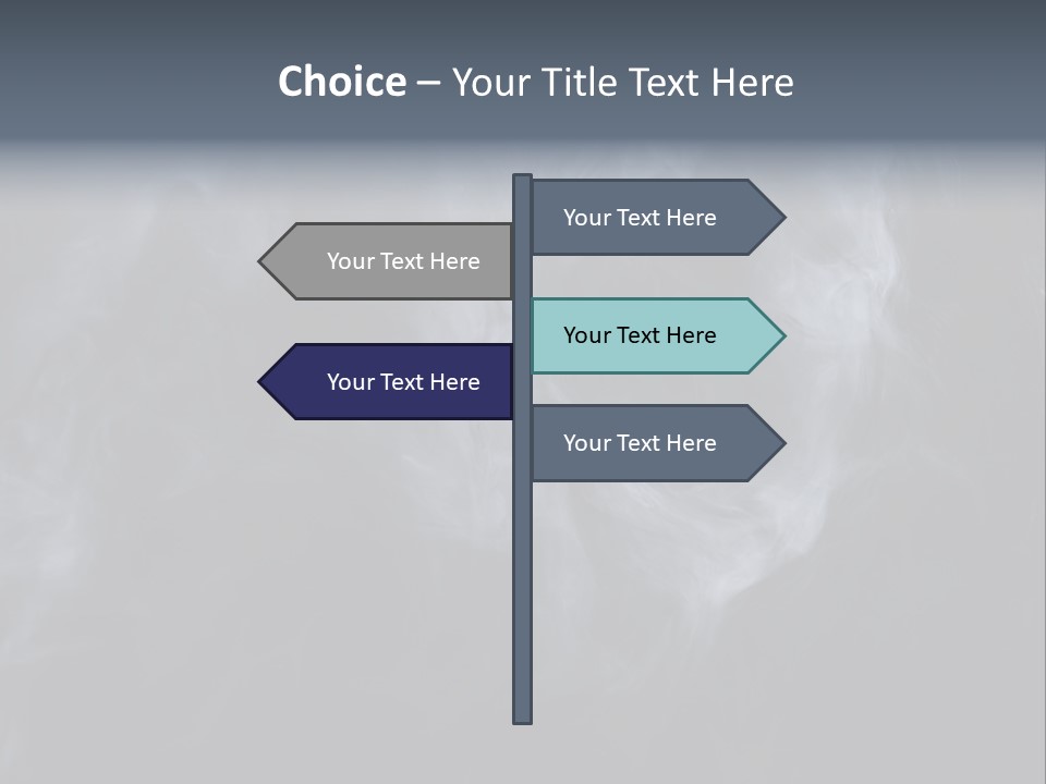 Appearance Of Cigarette Smoke Forming The Shape Of A Skull. Good For Stop Smoking Ad, Campaign, Pamphlet, Brochure Or Advertisement. Dry Ice Carbon Dioxide Gasses Forming An Image Of A Scary Skull. PowerPoint Template
