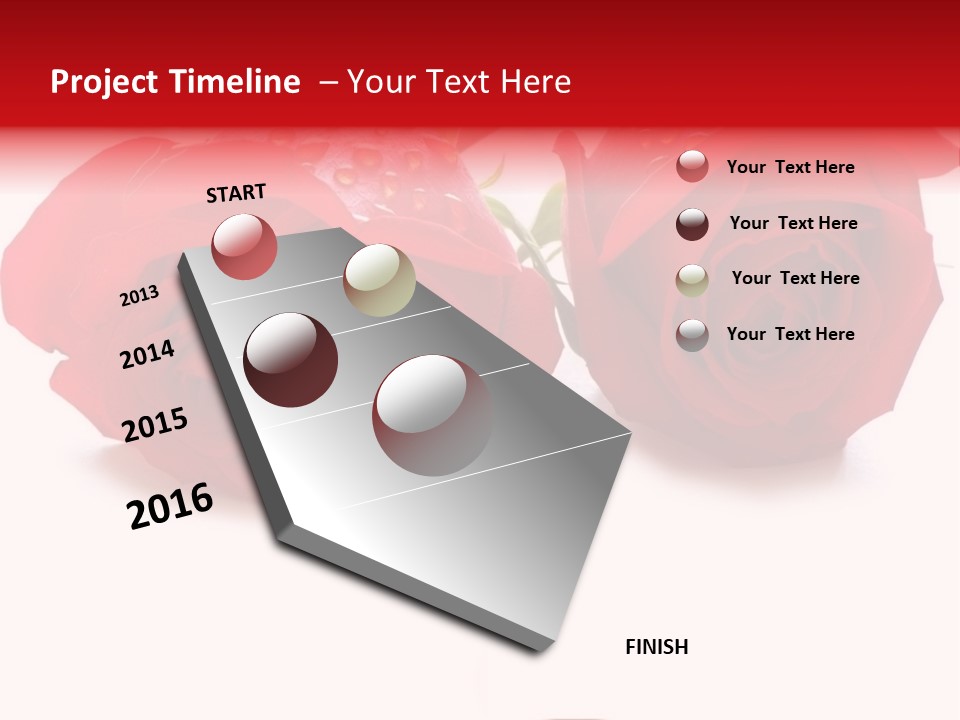 Wedding Concept With Roses And Rings- Many Similar Photos In My Portfolio PowerPoint Template