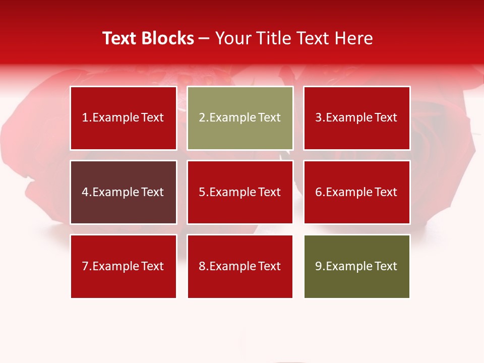 Wedding Concept With Roses And Rings- Many Similar Photos In My Portfolio PowerPoint Template