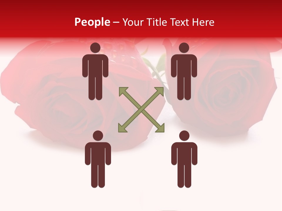 Wedding Concept With Roses And Rings- Many Similar Photos In My Portfolio PowerPoint Template