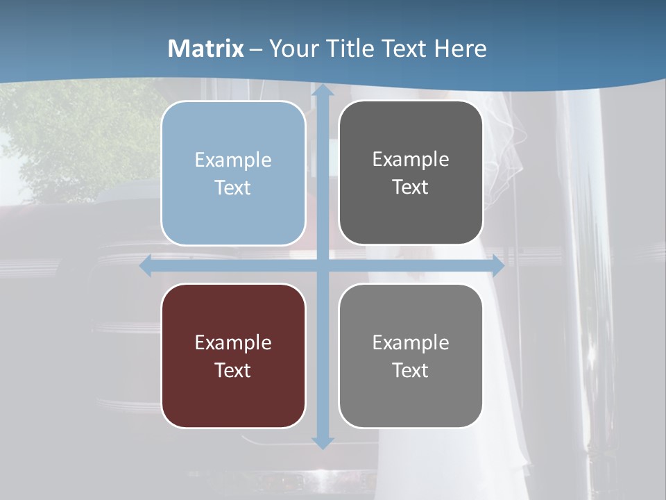 Trucker Bride PowerPoint Template