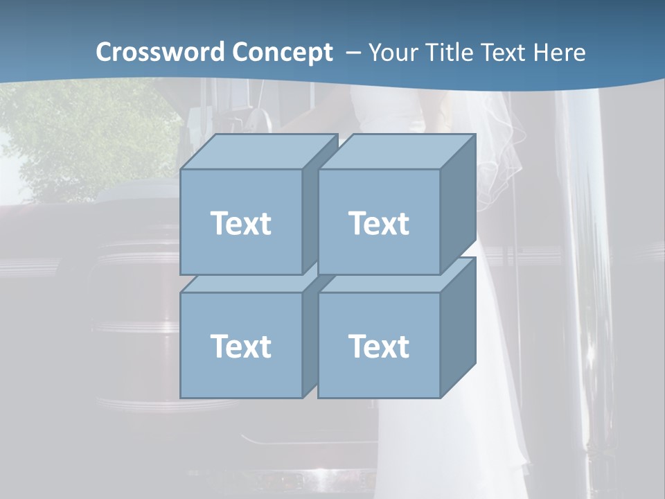 Trucker Bride PowerPoint Template