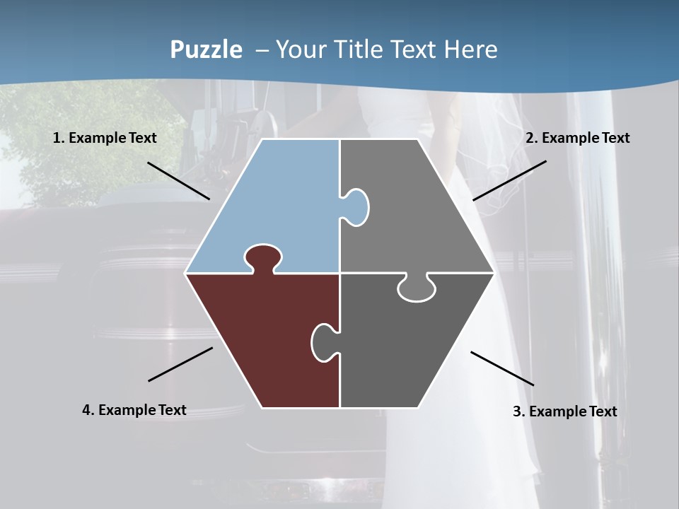 Trucker Bride PowerPoint Template