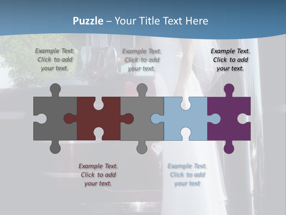 Trucker Bride PowerPoint Template