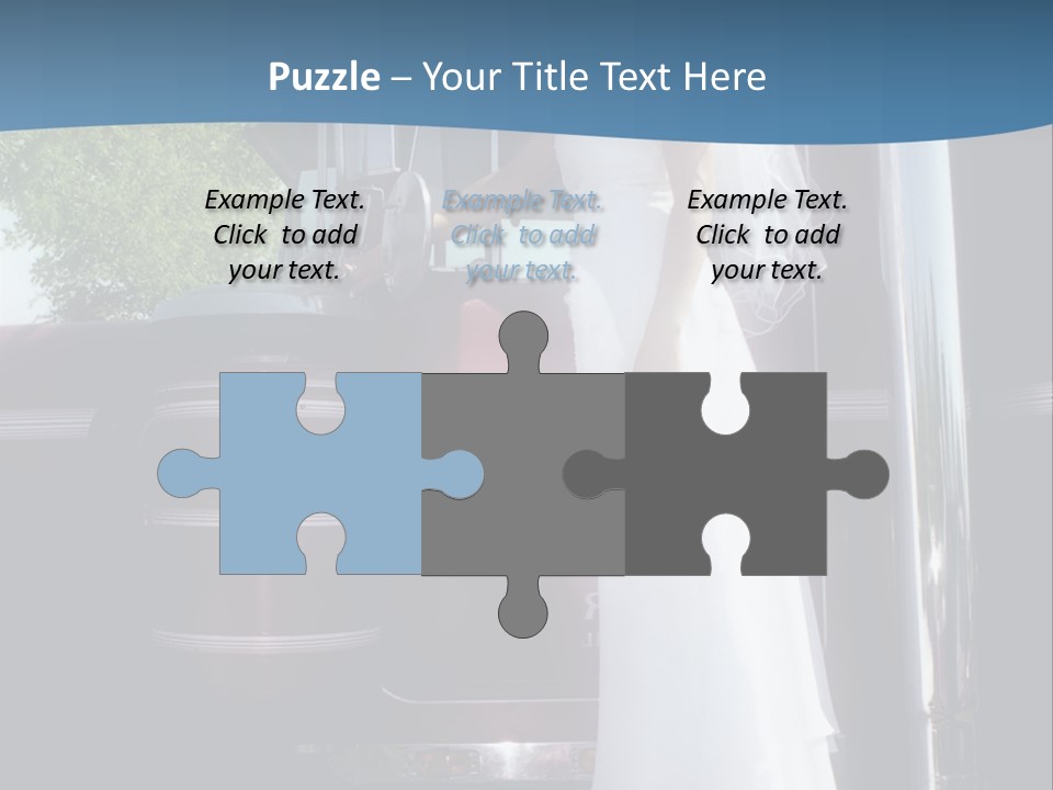 Trucker Bride PowerPoint Template