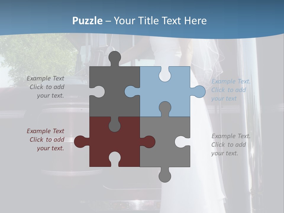 Trucker Bride PowerPoint Template