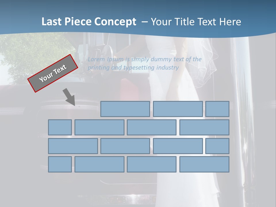 Trucker Bride PowerPoint Template