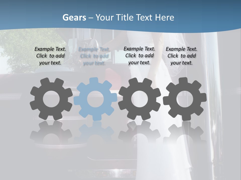 Trucker Bride PowerPoint Template