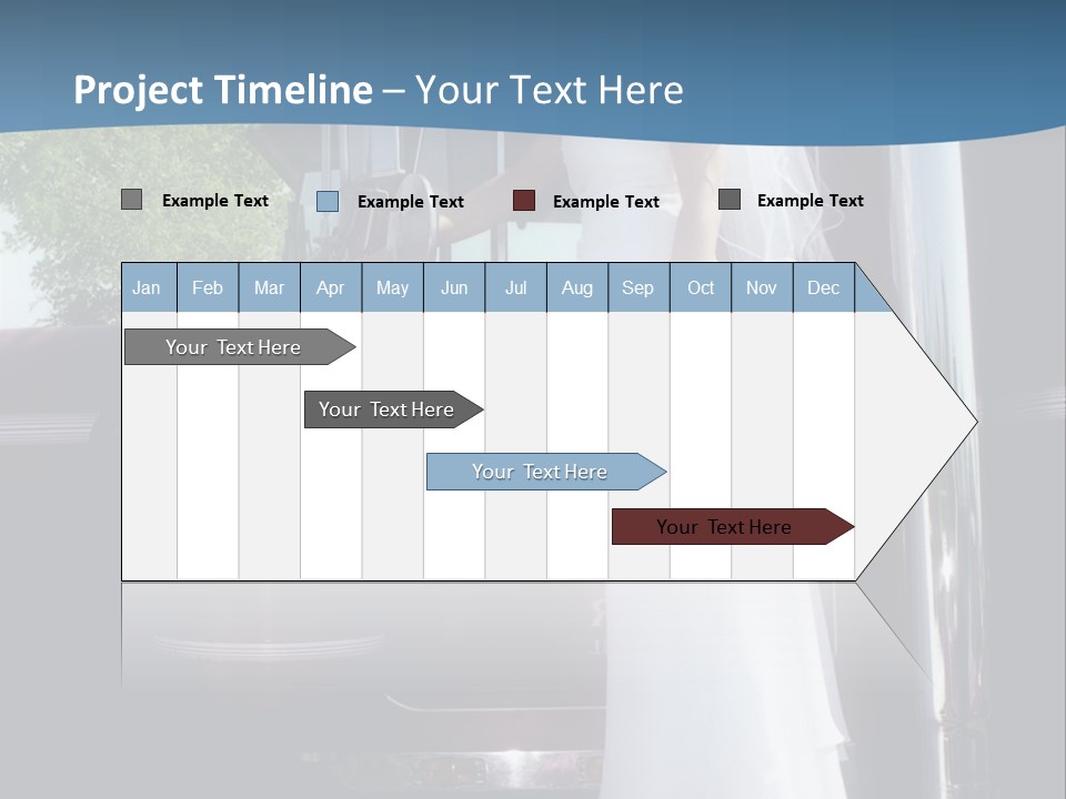Trucker Bride PowerPoint Template