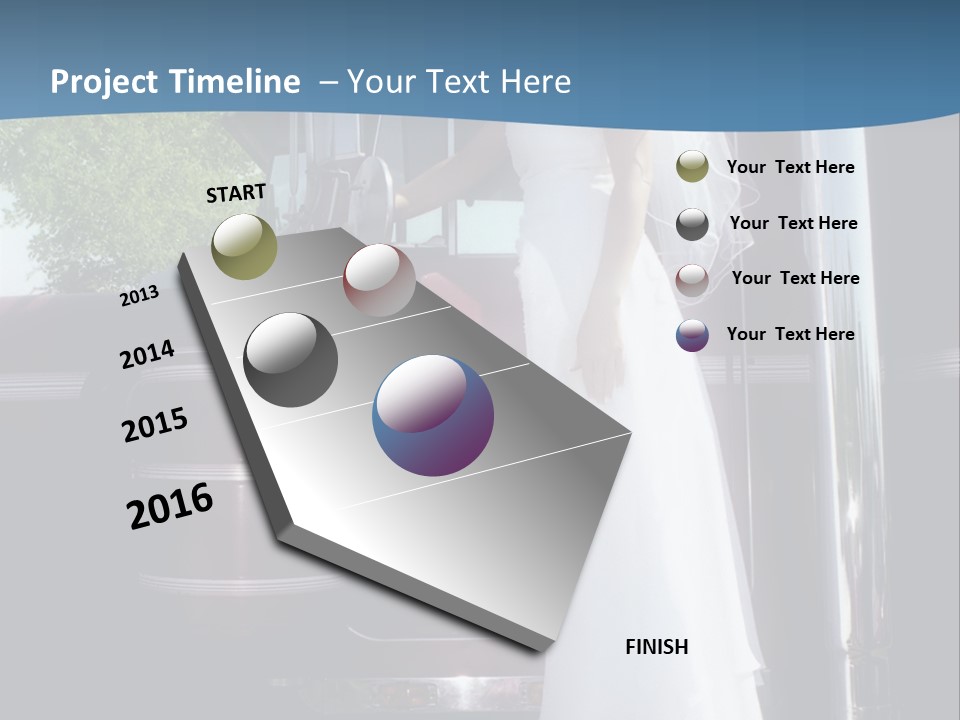 Trucker Bride PowerPoint Template