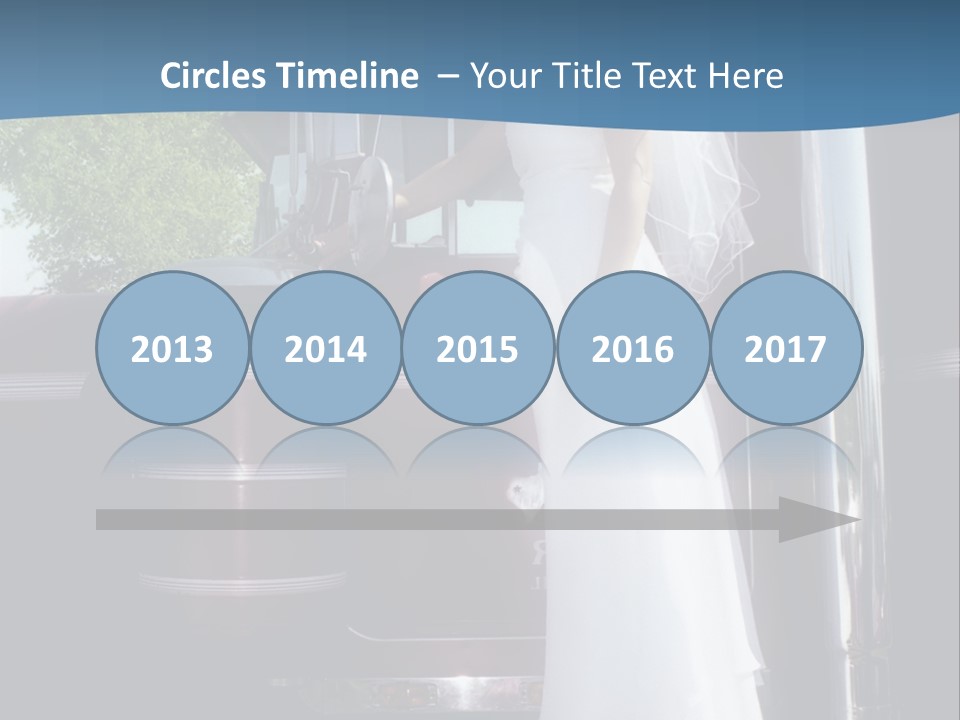 Trucker Bride PowerPoint Template