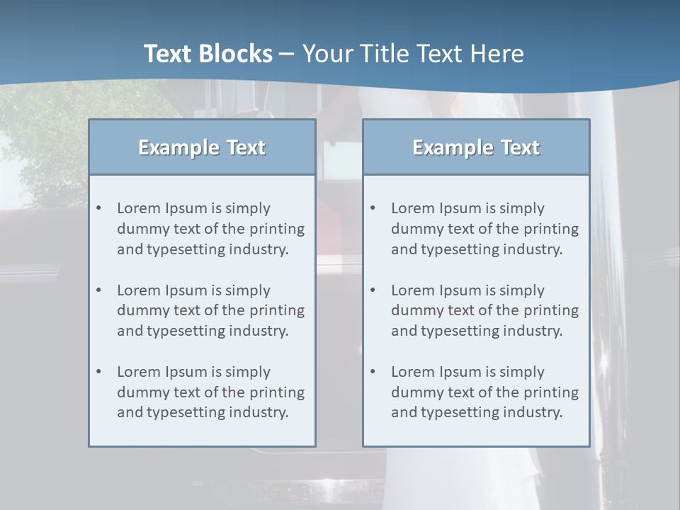 Trucker Bride PowerPoint Template