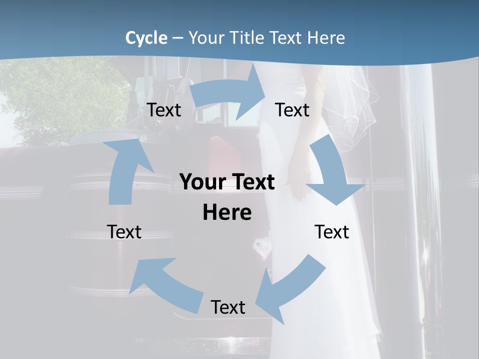 Trucker Bride PowerPoint Template