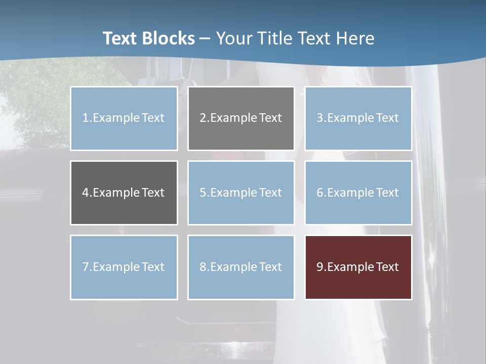 Trucker Bride PowerPoint Template