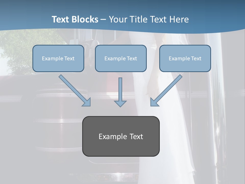 Trucker Bride PowerPoint Template