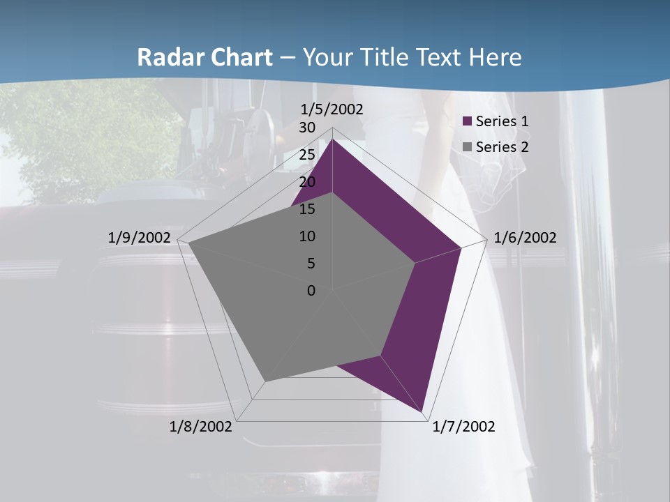 Trucker Bride PowerPoint Template