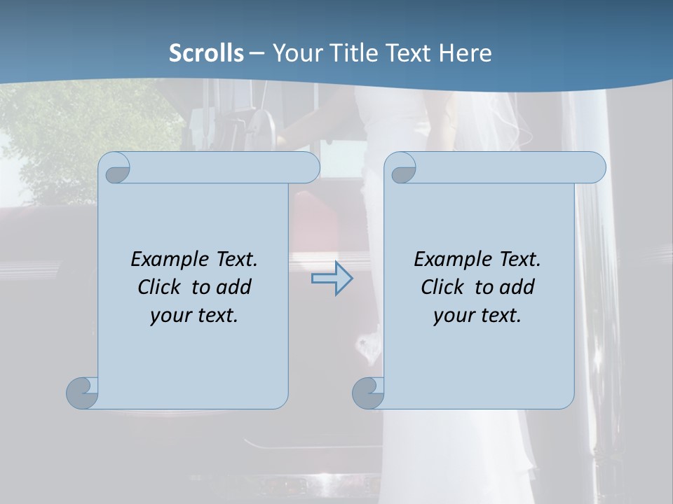 Trucker Bride PowerPoint Template