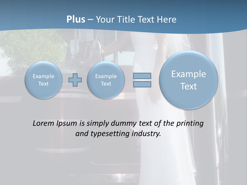 Trucker Bride PowerPoint Template