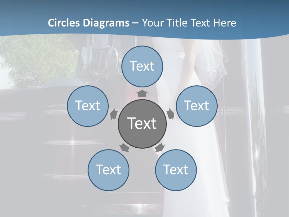 Trucker Bride PowerPoint Template