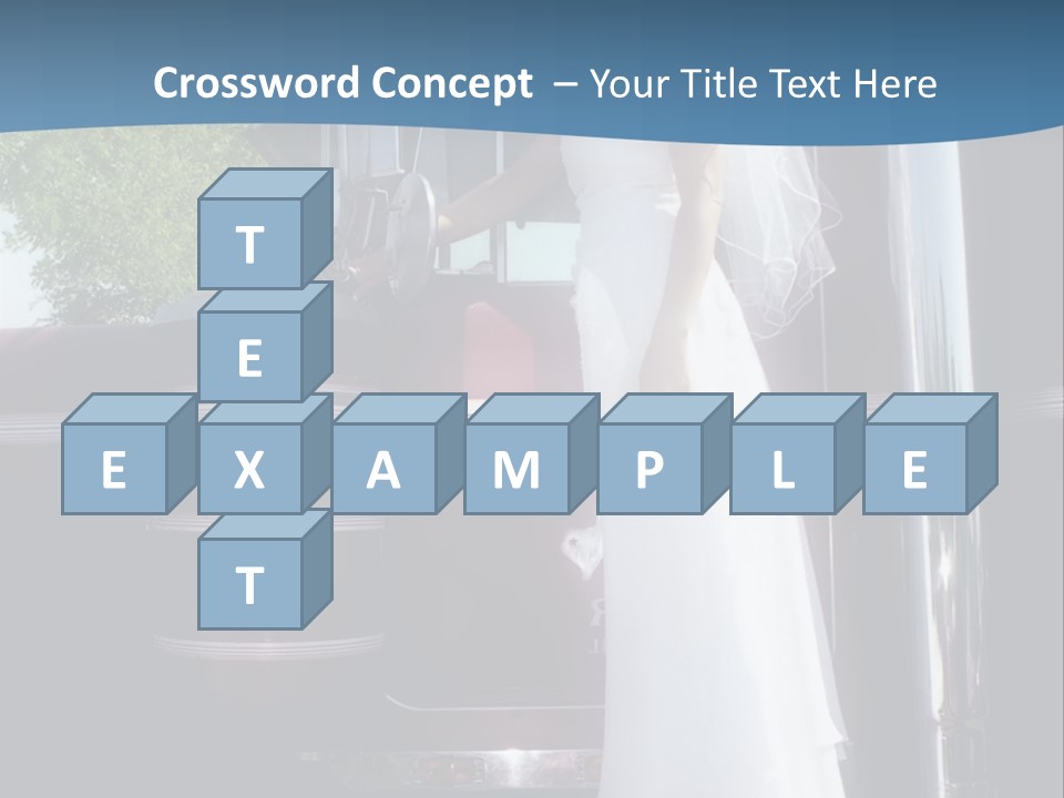 Trucker Bride PowerPoint Template