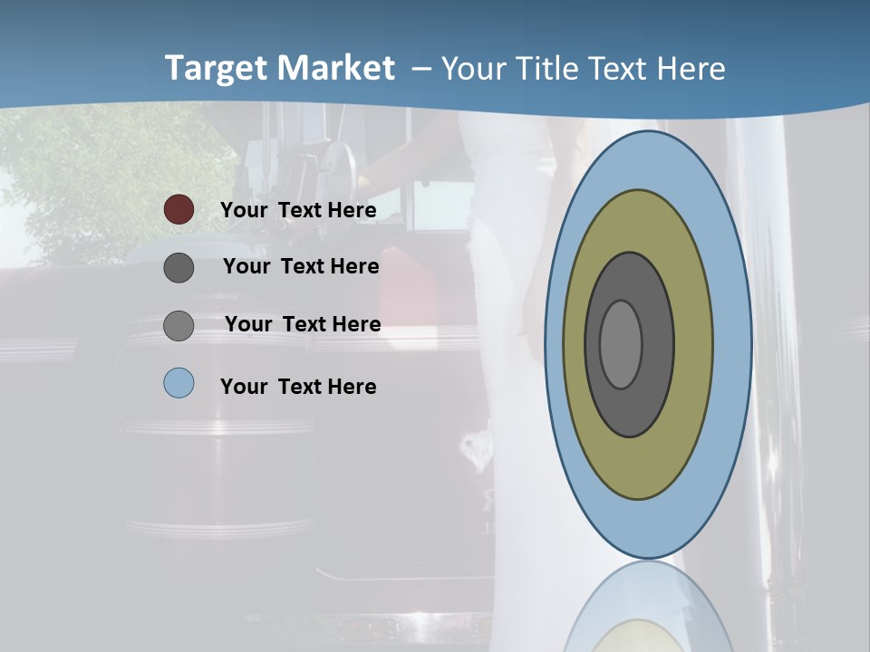 Trucker Bride PowerPoint Template