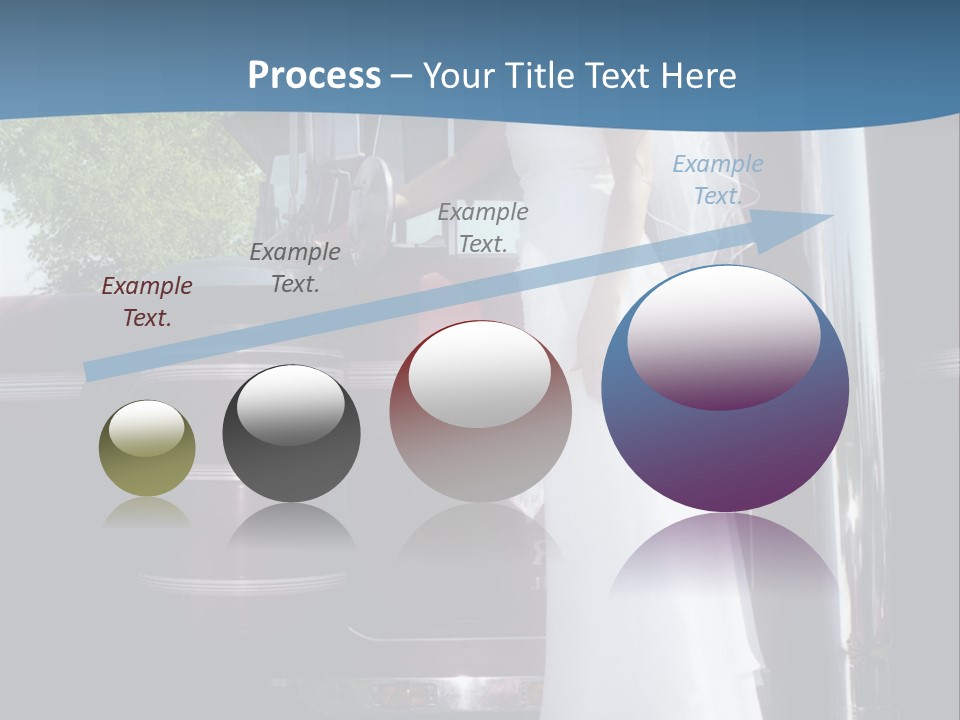 Trucker Bride PowerPoint Template