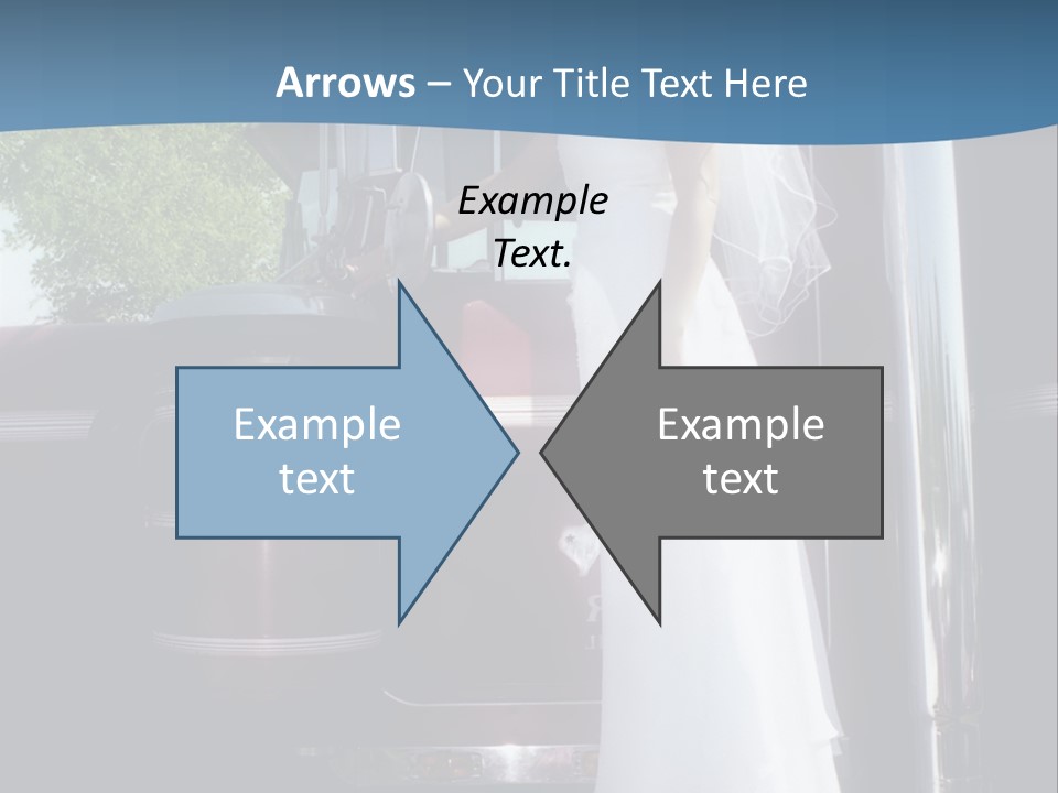 Trucker Bride PowerPoint Template