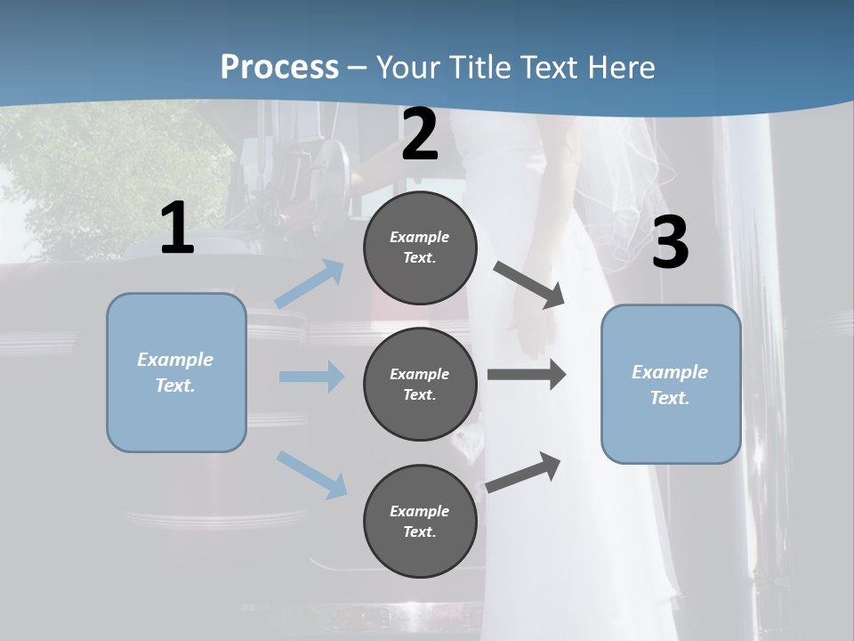 Trucker Bride PowerPoint Template