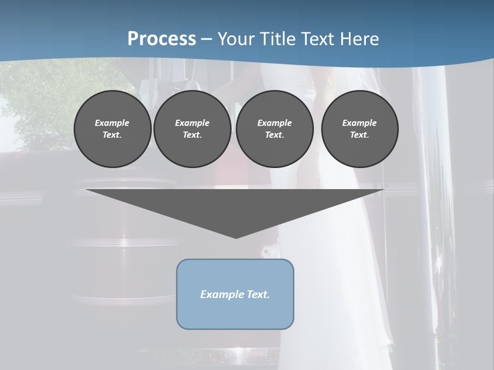 Trucker Bride PowerPoint Template