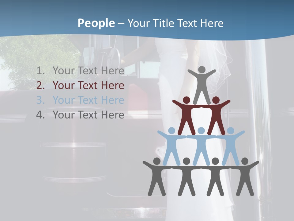 Trucker Bride PowerPoint Template