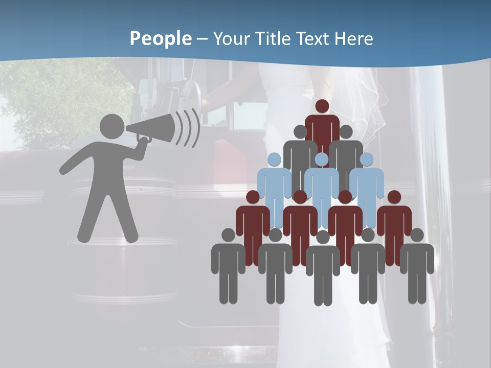 Trucker Bride PowerPoint Template