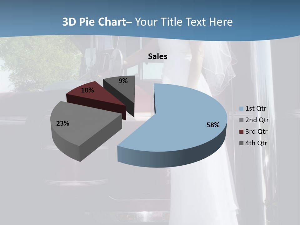 Trucker Bride PowerPoint Template