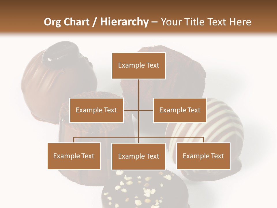 Delicious Dark, Milk, And White Chocolate Pralines. PowerPoint Template