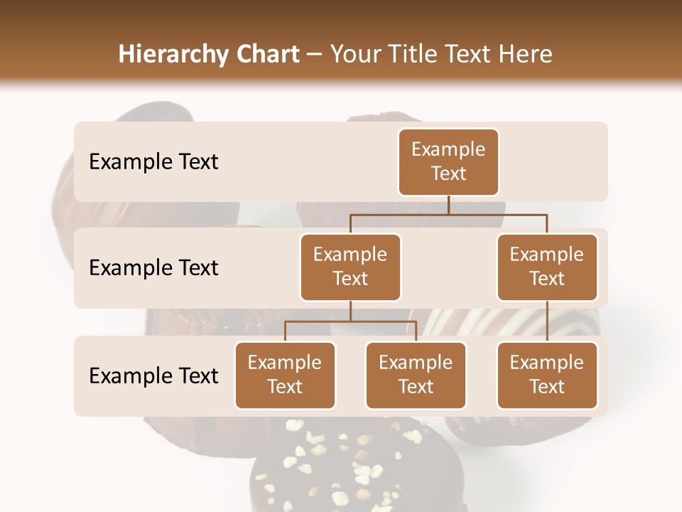 Delicious Dark, Milk, And White Chocolate Pralines. PowerPoint Template