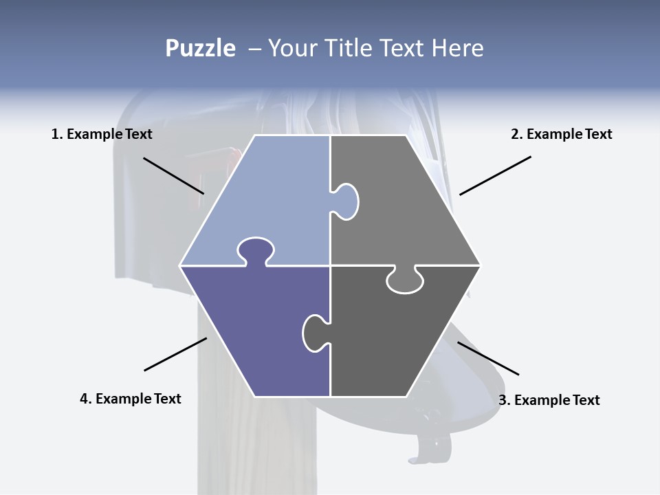 Mail Box Overflowing With Mail, Bills, Junk Mail, E-Mails And Other Unwanted Correspondence PowerPoint Template