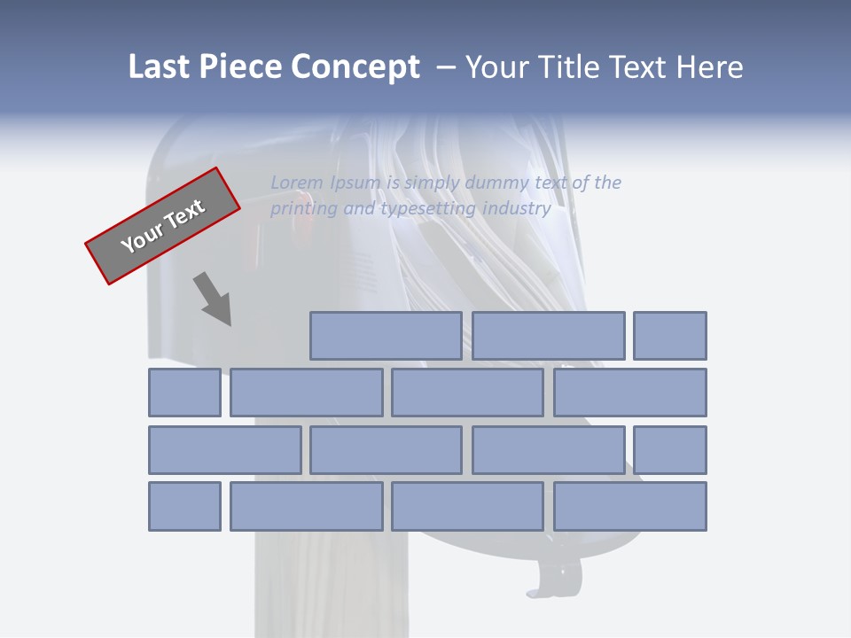 Mail Box Overflowing With Mail, Bills, Junk Mail, E-Mails And Other Unwanted Correspondence PowerPoint Template
