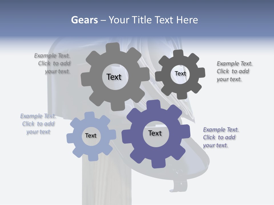 Mail Box Overflowing With Mail, Bills, Junk Mail, E-Mails And Other Unwanted Correspondence PowerPoint Template