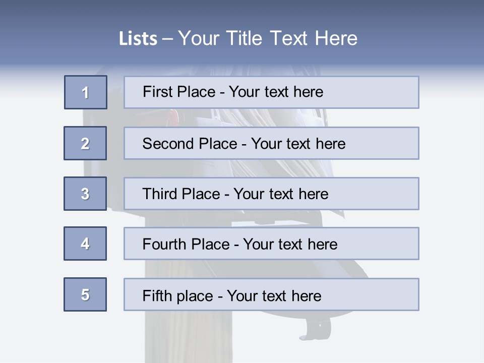Mail Box Overflowing With Mail, Bills, Junk Mail, E-Mails And Other Unwanted Correspondence PowerPoint Template