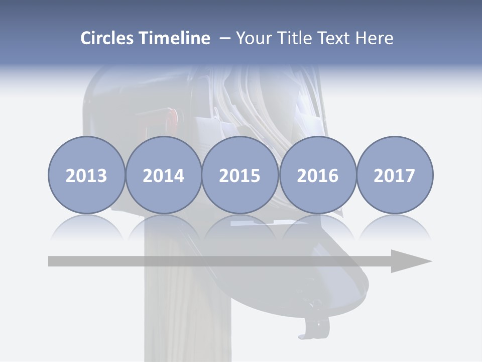 Mail Box Overflowing With Mail, Bills, Junk Mail, E-Mails And Other Unwanted Correspondence PowerPoint Template