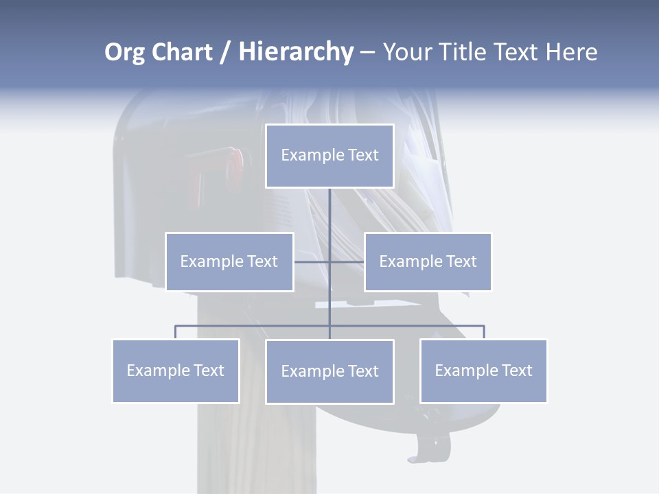 Mail Box Overflowing With Mail, Bills, Junk Mail, E-Mails And Other Unwanted Correspondence PowerPoint Template