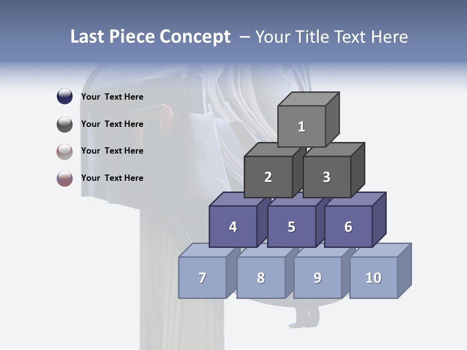 Mail Box Overflowing With Mail, Bills, Junk Mail, E-Mails And Other Unwanted Correspondence PowerPoint Template