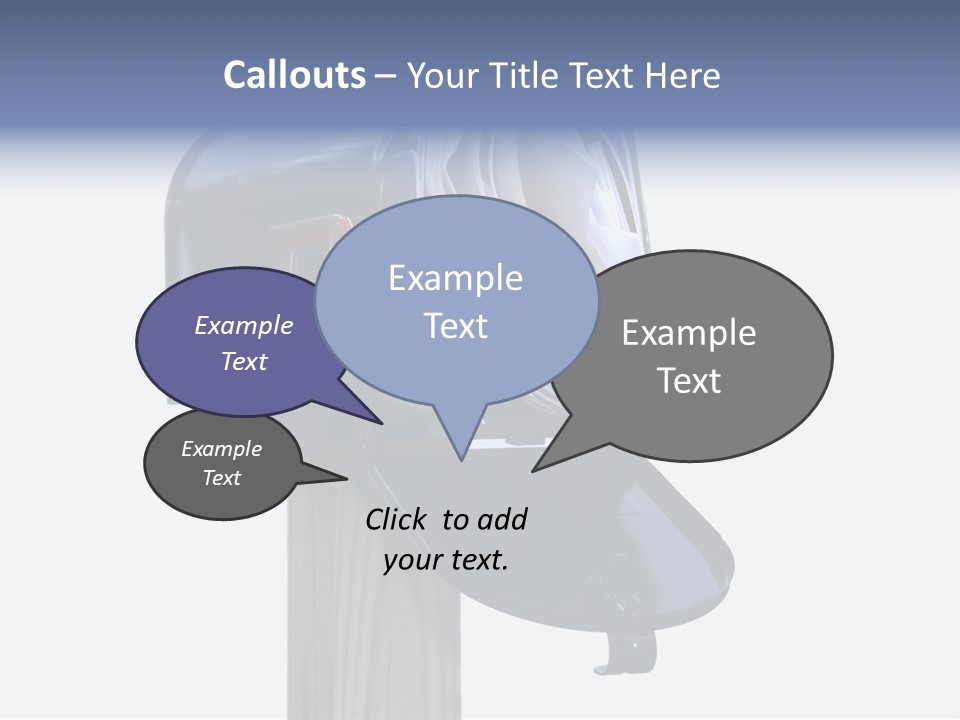 Mail Box Overflowing With Mail, Bills, Junk Mail, E-Mails And Other Unwanted Correspondence PowerPoint Template