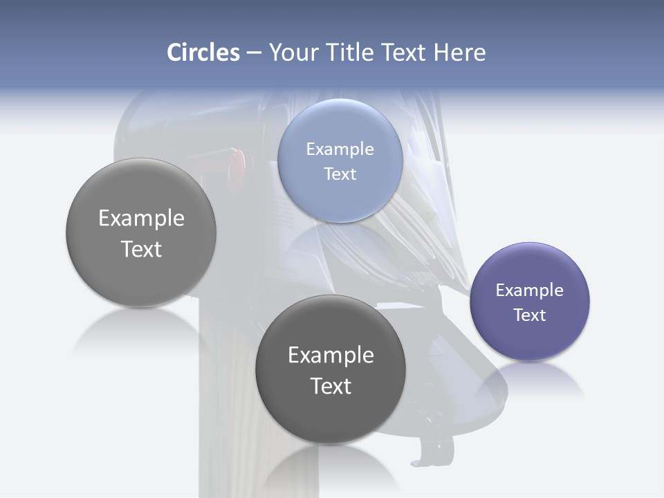 Mail Box Overflowing With Mail, Bills, Junk Mail, E-Mails And Other Unwanted Correspondence PowerPoint Template